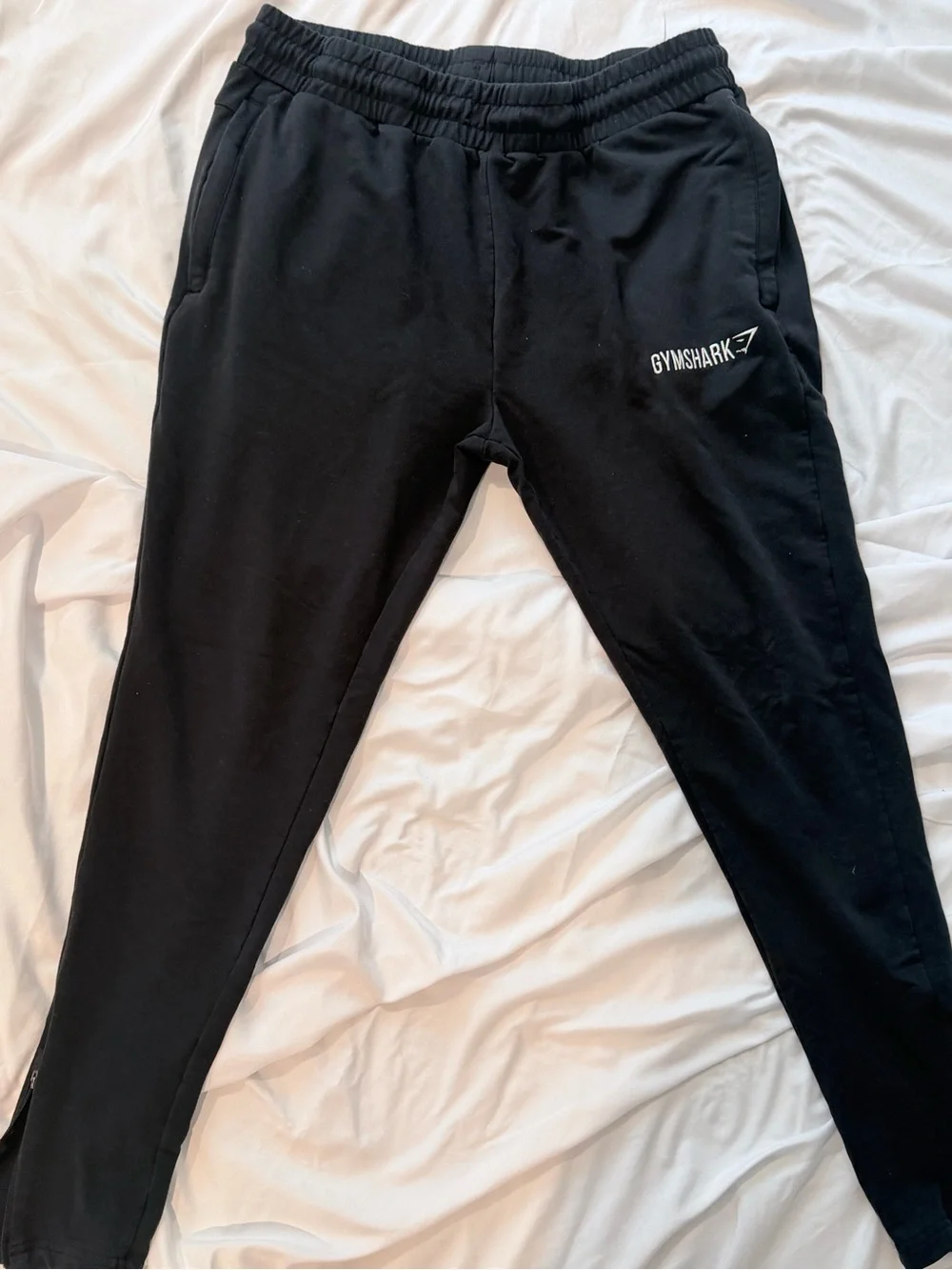 Gymshark Black Men's Joggers with Logo
